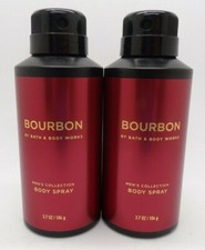 Bath Body Works Bourbon Deodorizing Body Spray Full Size S/2 347B