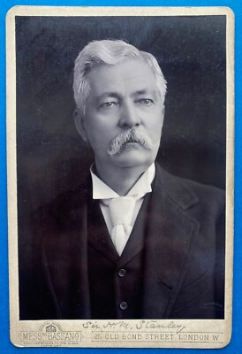 Cabinet Card Bassano Sir Henry Morton Stanley explorer Africa London c. 1893