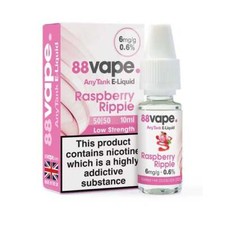 88 Vape E-Liquid | 10ml | 44 Flavours pod liquid | All Strengths | 10 & 20 Packs
