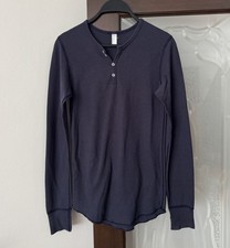 Dexter American Apparel Henley Kill Shirt Small Navy Blue Made In USA
