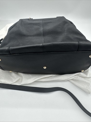FURLA Handbag Leather Black Women 2 Way Gem - Picture 7 of 10