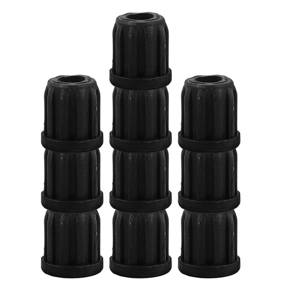 10 Piezas Inserciones de Funda para Rueda de Silla de Oficina Rueda Piezas de Juego Fundas