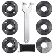 7PCS Angle Grinder Nut Angle Grinder Flange Wrench, Premium Flange Metal Lock