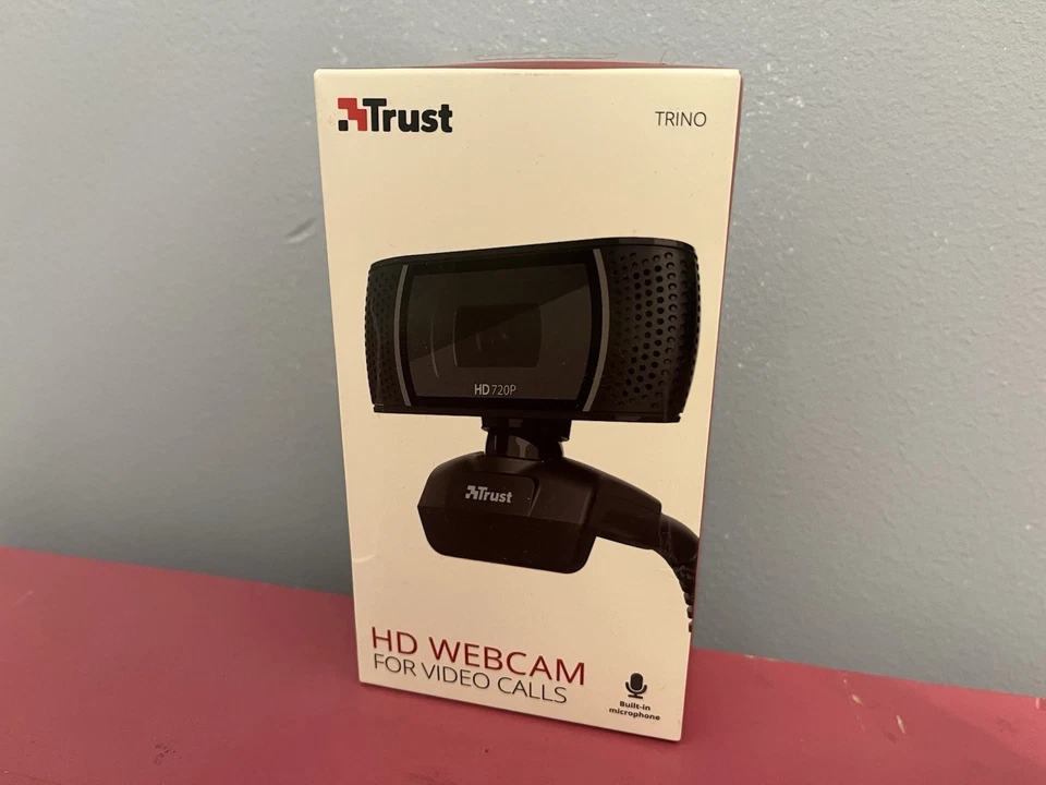 Trust Trino HD Webcam 720p mit Mikrofon – USB Kamera für PC & Laptop