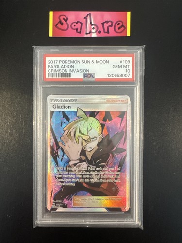 Gladion graded PSA 10 for sale on eBay