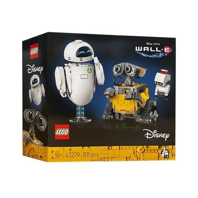 LEGO Disney Pixar 43279 WALL-E & EVE Building Set 