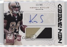 2013 Panini Elite New Breed Signatures Prime 12/49 Kenny Stills #39 Auto nd3