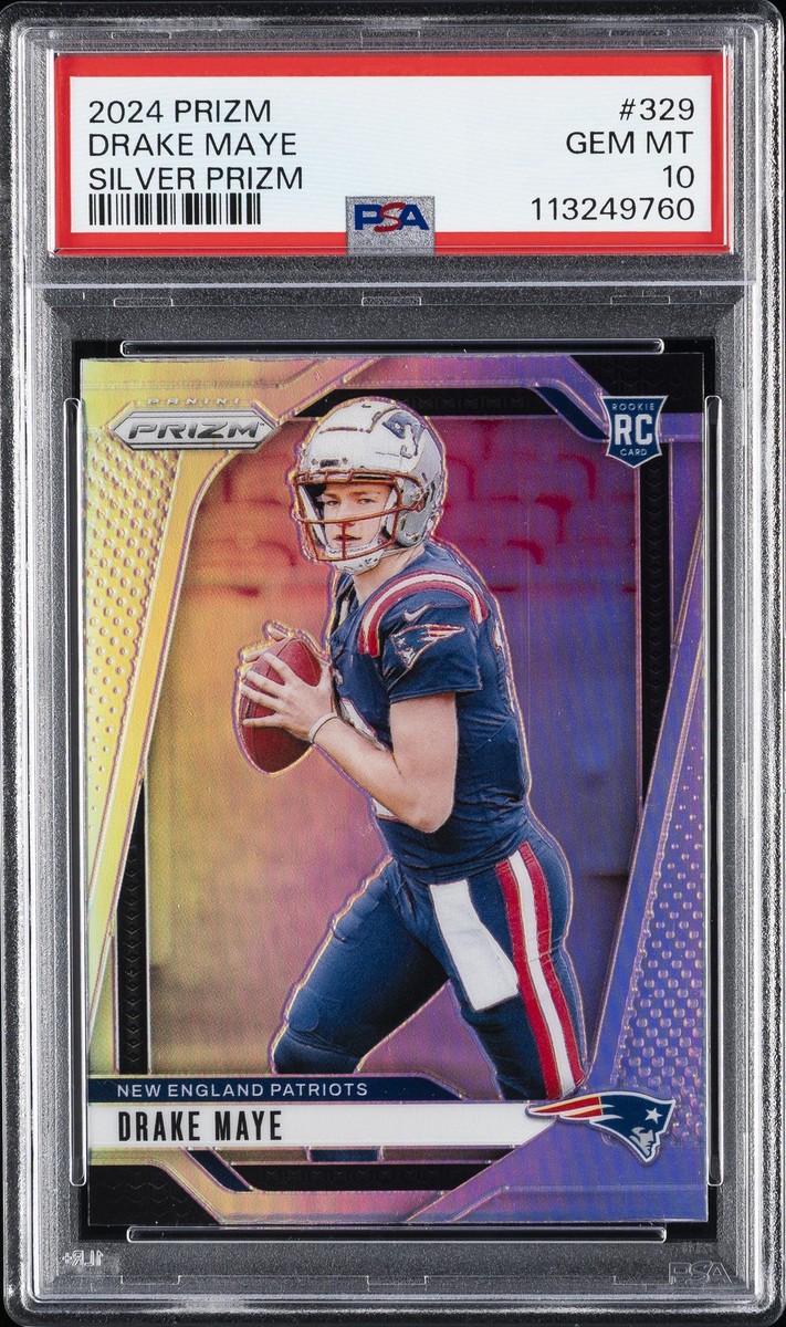 2024 PANINI PRIZM SILVER PRIZM #329 DRAKE MAYE PSA 10 | eBay