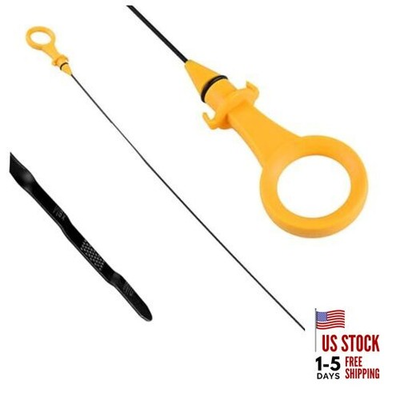 #ad Engine Oil Dipstick Replacement for Checking Oil Level Compatible with Black $20.37