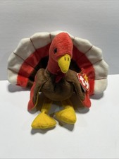 TY Beanie Baby – GOBBLES the Turkey (5.5 in) RARE 302 *•* Edition