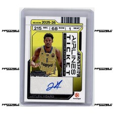 2025-26 Panini Contenders EuroLeague - #VST-HOA Jaylen Hoard Auto