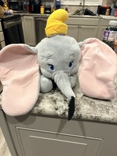 Dumbo Elephant Plush - Feather In Trunk Disney Animal Toy 18  - Disney Store 