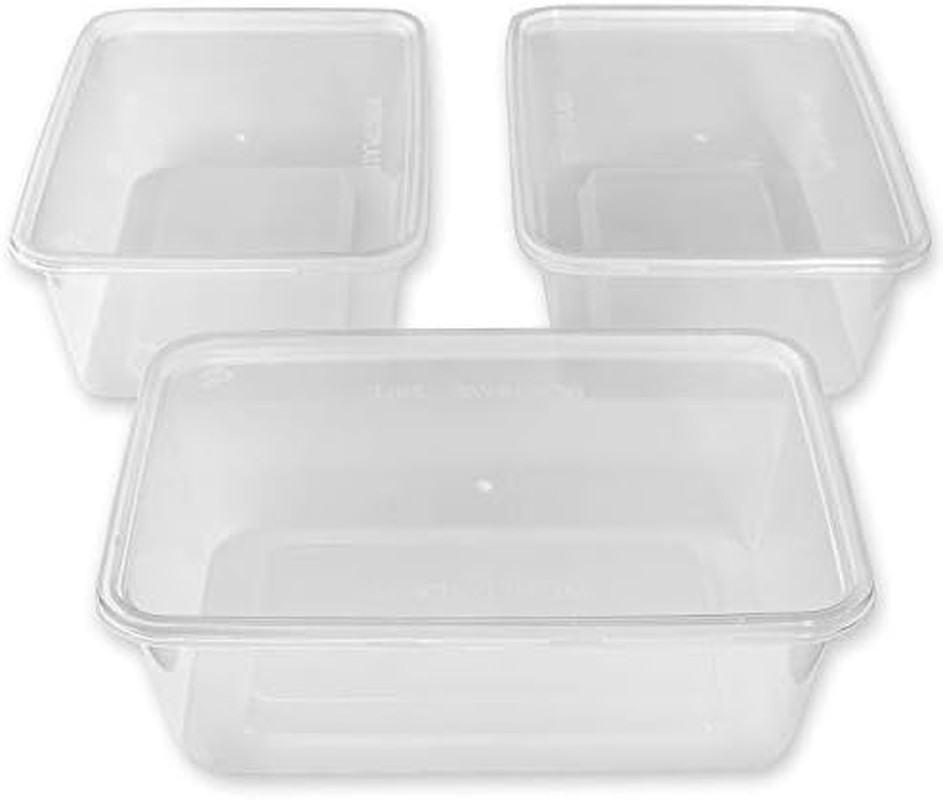 We Can Source It Ltd – Plastic Food Containers 500Ml with Lids – Microwave & Fre