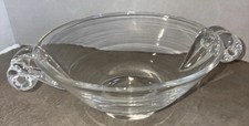 Vintage Steuben Glass Snail Handle Round 9.5 ...