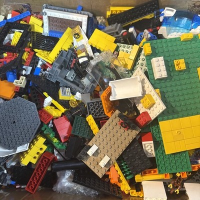 Lego Lot Bulk 8Lbs Mixed Building BricksParts Pieces/please read description 