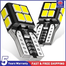 2pcs LED T10 194 168 W5W Interior Map Dome Trunk License Plate Light Bulbs White