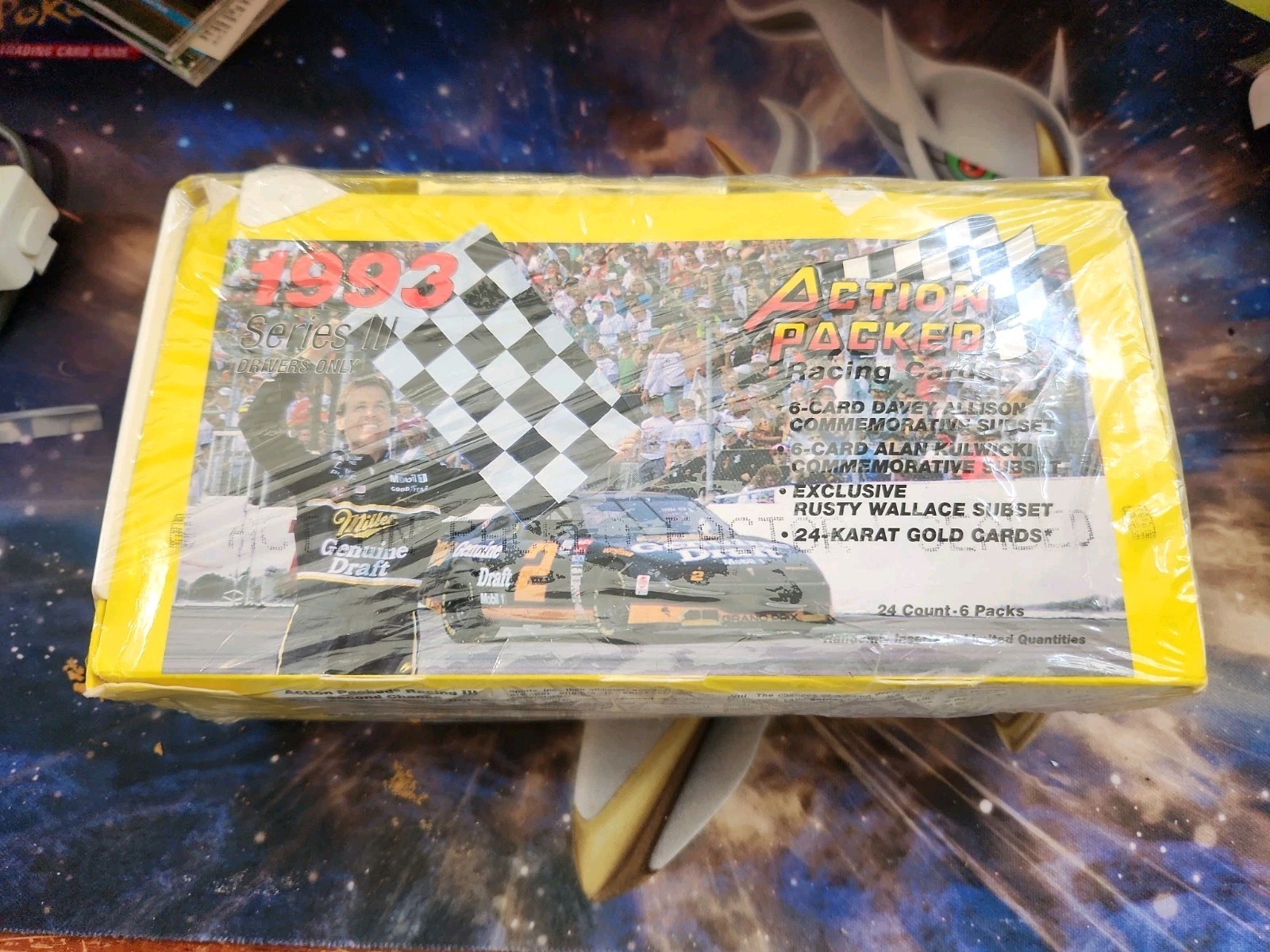 1993 Action Packed Series 3 Racing Cards Factory Sealed Box 24k gold