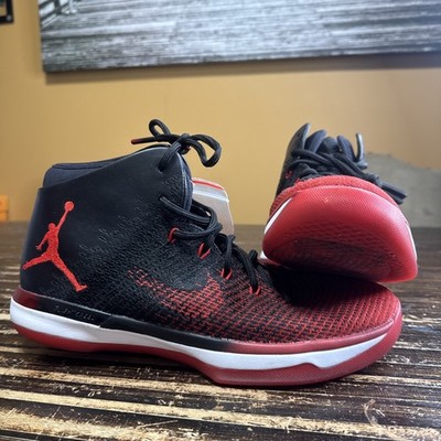 シューズ(男性用) NIKE AIR JORDAN 31 BANNED 28cm Men's Air Jordan 31 Banned Size 10 Black/University Red/White