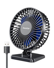 Gaiatop USB Desk Fan, Small But Powerful, Personal Portable Quiet 3 Speeds, A...