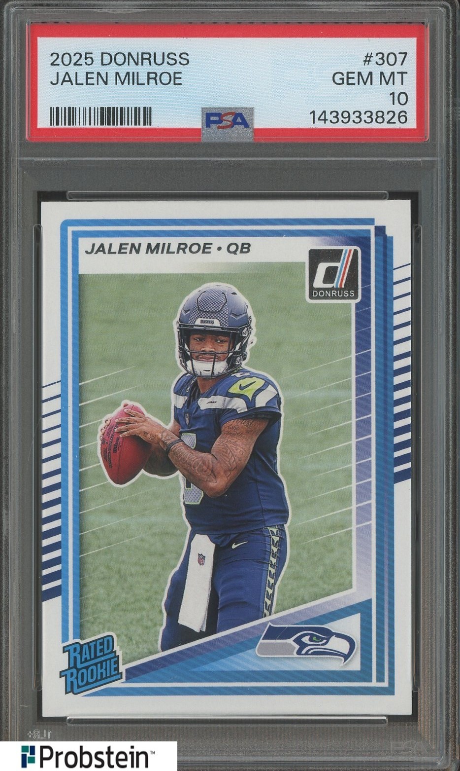 Jalen Milroe Panini Donruss #307 Base