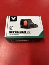 Vortex Defender-CCW Enclosed Solar Micro Red Dot 3 MOA DFCCW-MRD