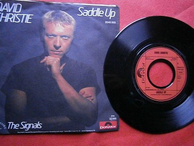 DAVID CHRISTIE - Saddle Up / The Signals  7'' SINGLE
