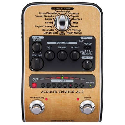 ZOOM Acoustic Creator AC-2 Acoustic Guitar Preamp New