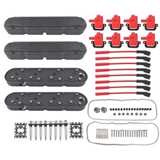 Engine Valve Covers Set Fit For Chevy Gm Ls Engines Ls1 Ls2 Ls3 Ls6 Ls7 5.3