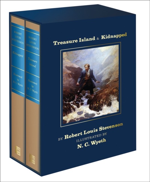 Treasure Island and Kidnapped: Collector's Edition: N. C. Wyeth Collector's Edition (2-Vol. Clothbound Set) (Abbeville Illustrated Classics) - Image 6