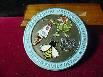 Secret Service Second Lady detail Challenge Coin-B3 2025 -Vice
