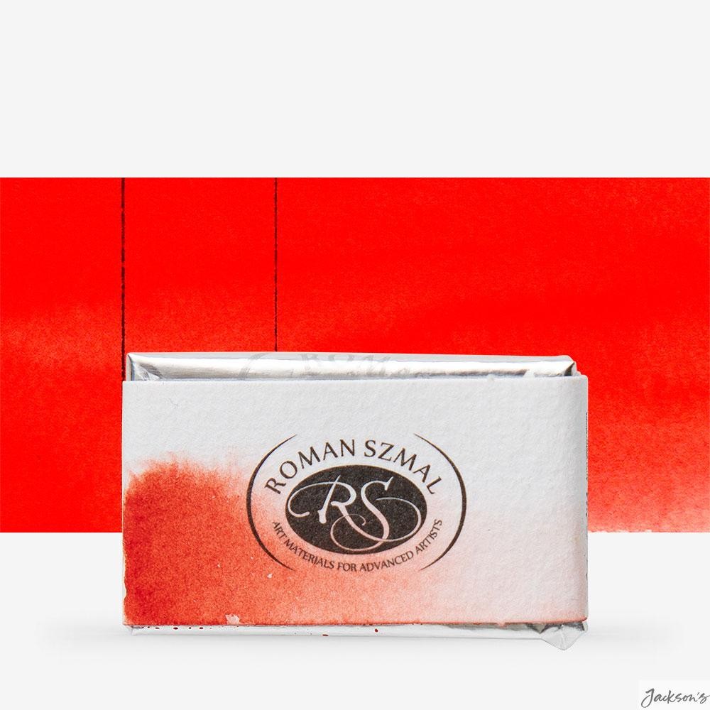 Roman Szmal Aquarius Watercolour Paint Full Pan Quinacridone Scarlet