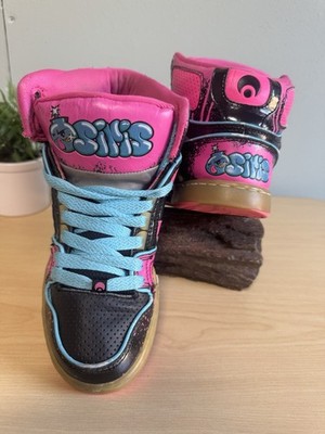 Pink Osiris Graffiti Shoes Shoes 2000 Osiris Clone Women's