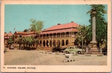 PC4264 Cyprus Nicosia Ataturk Square Car Auto Street Scene Postcard