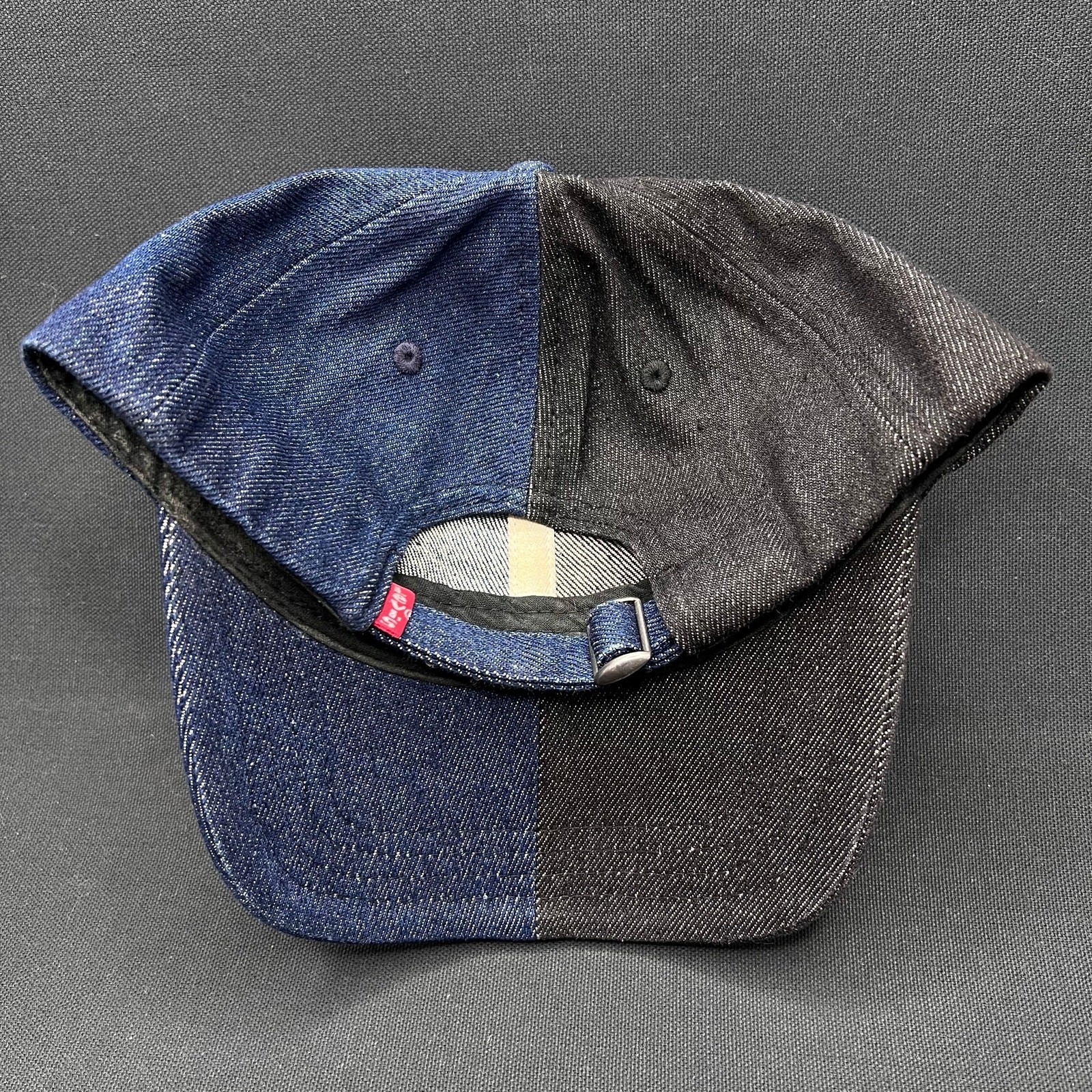 Retro Levi’s Strauss Split Denim Strapback Hat – … - image 6
