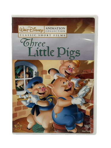 Disney Animation Collection: Three Little Pigs Classic Short Films (DVD, 2009)