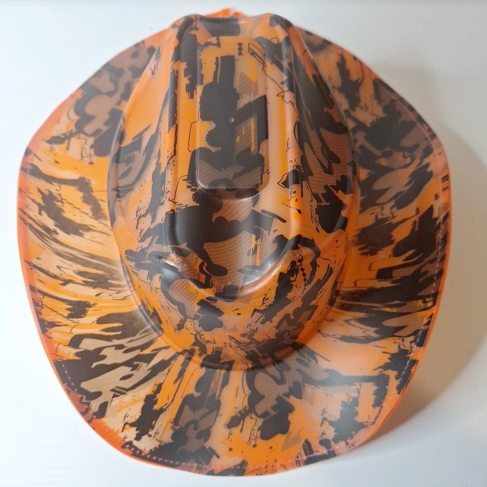 Неоновый ковбойский узор с оранжевой зернистостью с подсветкой - Изображение 3 из 4