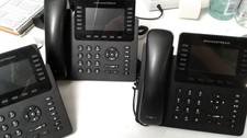 Lot of 3 Grandstream GS-GXP2170 12 Lines 5-way Voice 4.3" LCD VoIP Phone