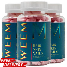 WEEM Hair Skin  Nails Gummies - Biotin Vitamins for Healthy Hair, Skin  Nails