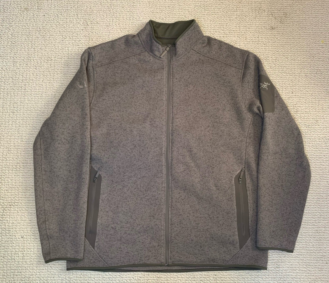 ARC'TERYX Arcteryx Covert Cardigan Giacca Uomo XXL Full Zip Logo Azienda Escursionismo Outdoor
