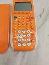 Texas Instruments TI-84 Plus Silver Edition Graphing Calculator in Blaze Orange