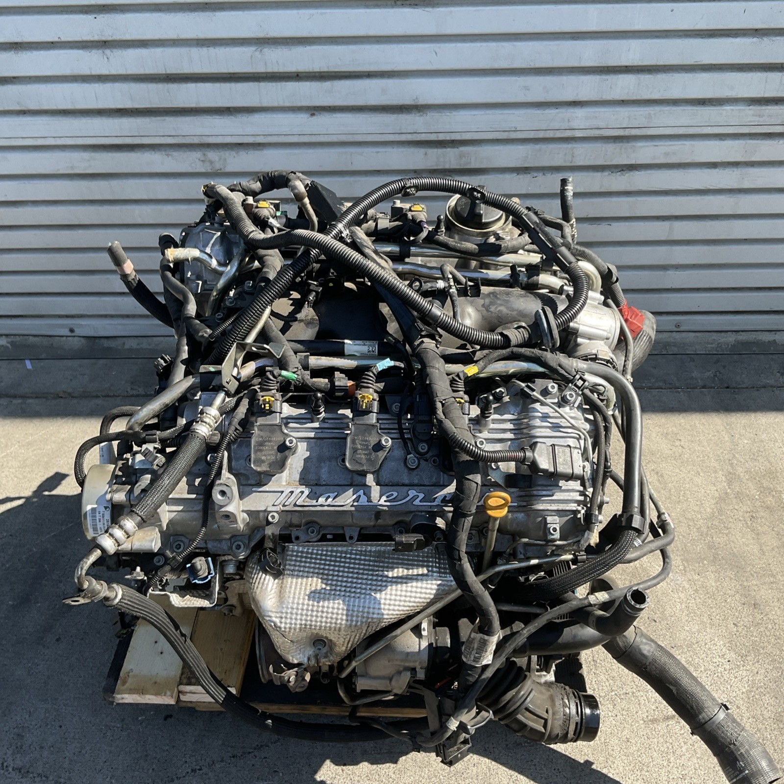 14-24 Maserati Ghibli 3.0l Rwd Twin Turbo Engine Motor Long Block Assy Oem