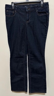 Sonoma Women's Stretch Midrise Bootcut Jeans, Size 6 Regular. EUC 32 W 29  L