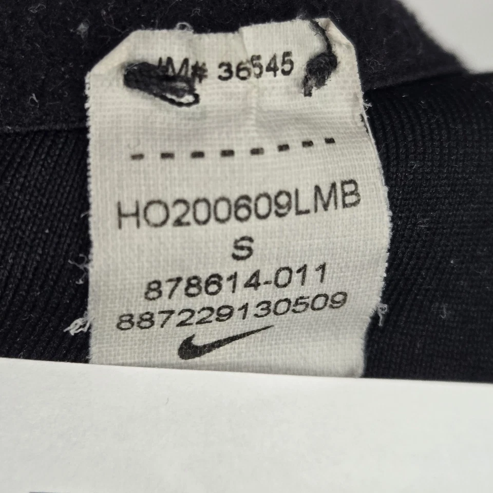 Nike Women Sports Bra Small Black Adjustable Strap Wireless Racerback - Image 3 of 4