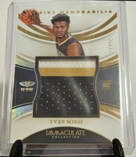 2024-25 PANINI IMMACULATE COLLECTION MASSIVE MEMORABILIA /25 YVES MISSI RC PATCH