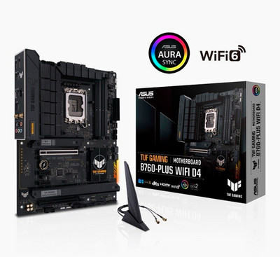 ASUS TUF Gaming B760-PLUS WiFi D4 ATX Intel LGA1700 DDR4 WiFi 6