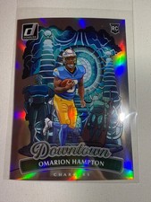 2025 Panini Donruss Downtown Jumbo Omarion Hampton Rookie RC Chargers SSP Insert