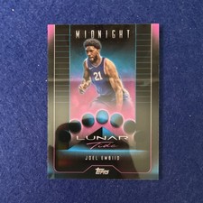 Topps Midnight Joel Embiid Philadelphia 76ers Lunar Tide Insert LT-9