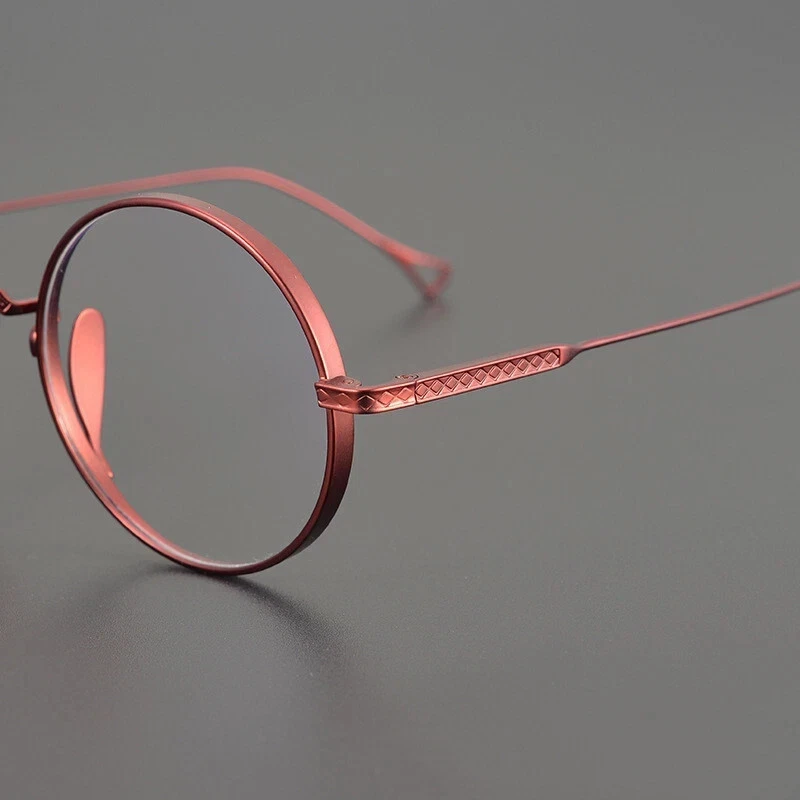 Gafas de lectura japonesas hombres mujeres lectores retro titanio puro marcos de gafas Foto 2 de 4