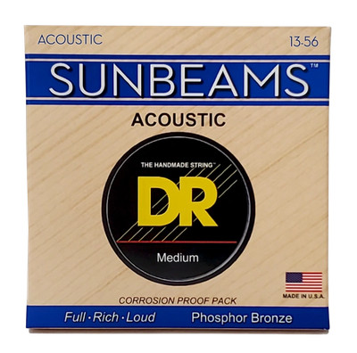 DR Strings Sunbeams Phosphor Bronze Acoustic Guitar Strings 13-56