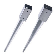 Ecrasement Du Sol Pour Poteau En Bois 7x7 9x9 Cm Support De Poteau Galvanisé